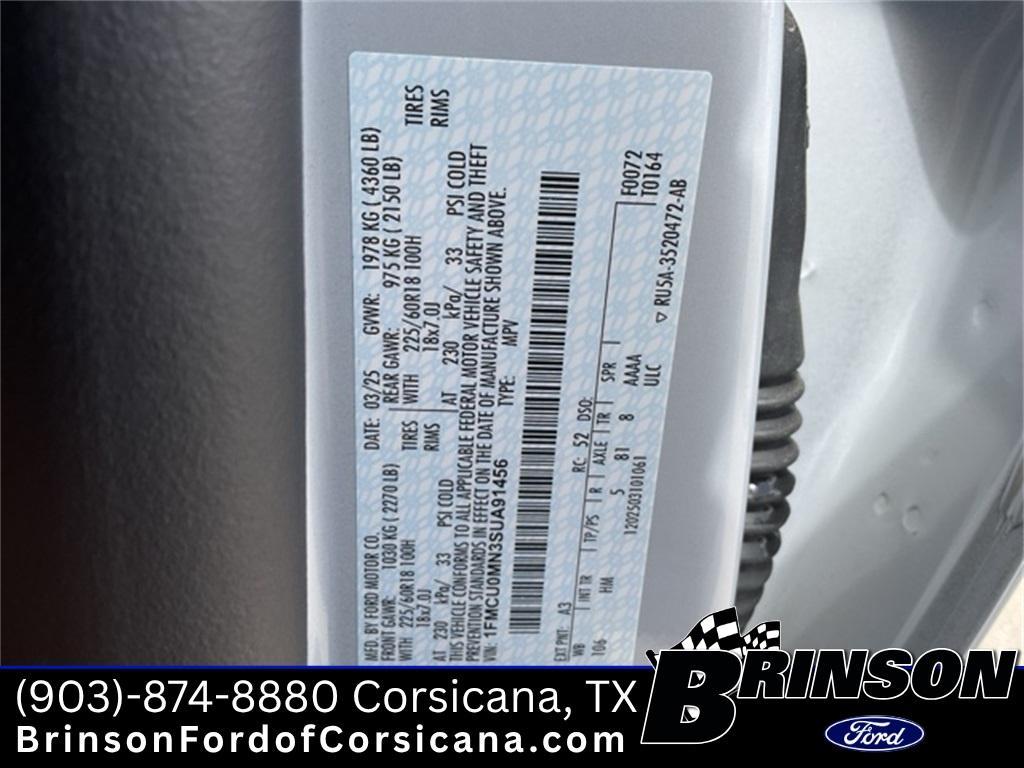new 2025 Ford Escape car, priced at $25,469