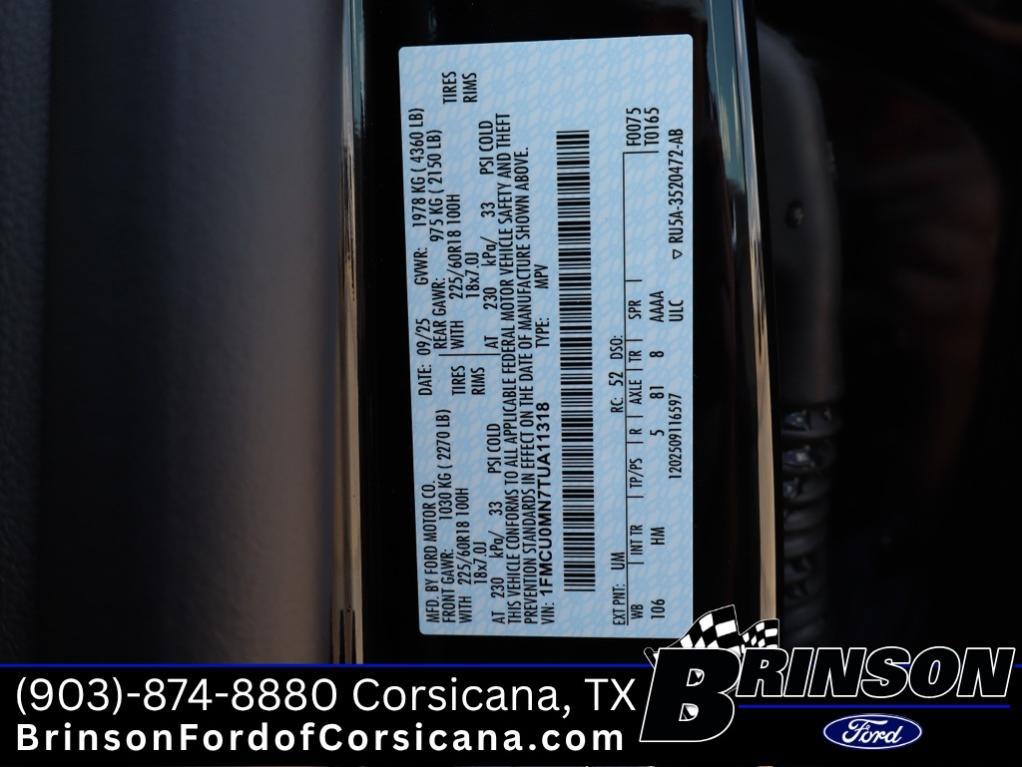 new 2026 Ford Escape car, priced at $31,969