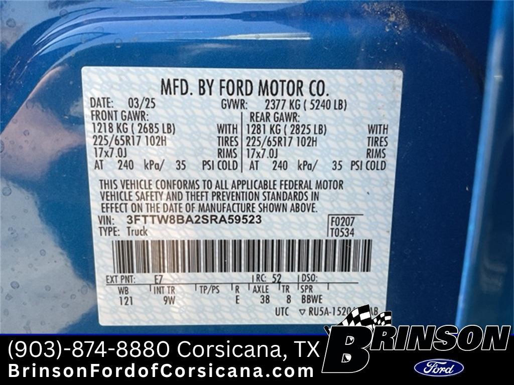 new 2025 Ford Maverick car, priced at $26,169