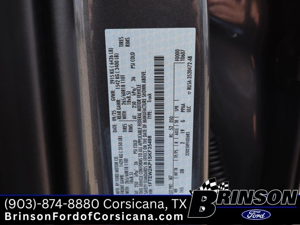 new 2025 Ford F-150 car, priced at $38,604