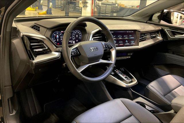 used 2025 Audi Q4 e-tron car, priced at $42,499