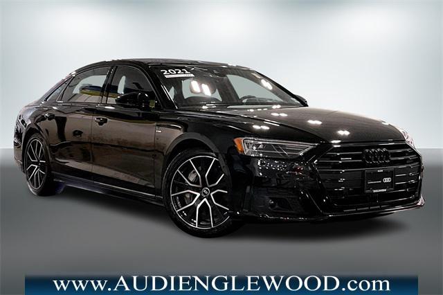 used 2021 Audi A8 car, priced at $53,000