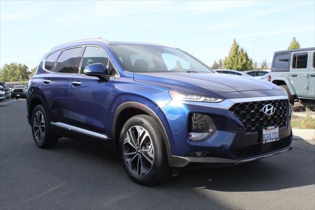 used 2019 Hyundai Santa Fe car, priced at $24,000