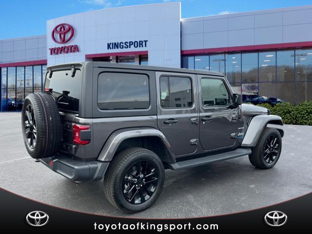 used 2021 Jeep Wrangler Unlimited 4xe car, priced at $36,488