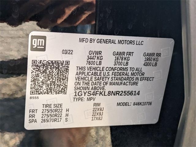used 2022 Cadillac Escalade car, priced at $63,459