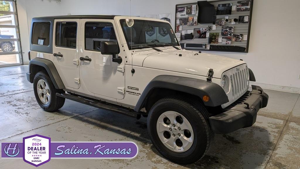 used 2017 Jeep Wrangler Unlimited car, priced at $18,798