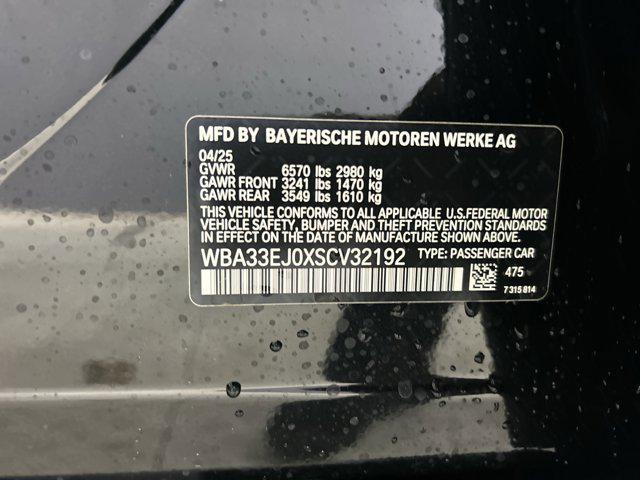 new 2025 BMW 760 car, priced at $129,625
