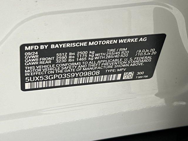 used 2025 BMW X3 car, priced at $50,583