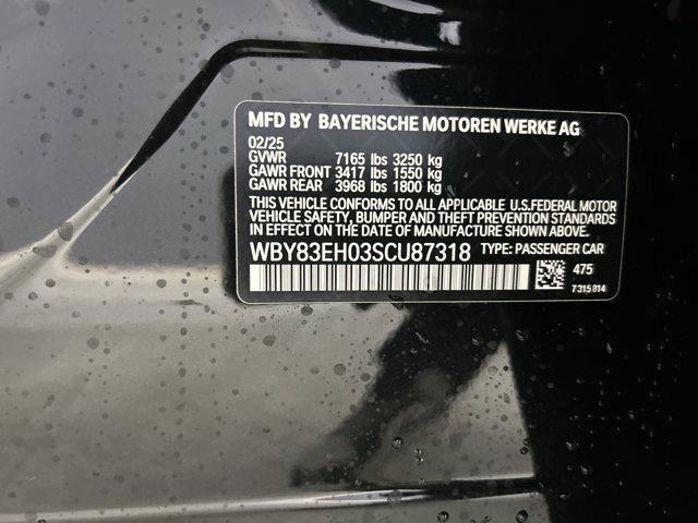 new 2025 BMW i7 car, priced at $176,675