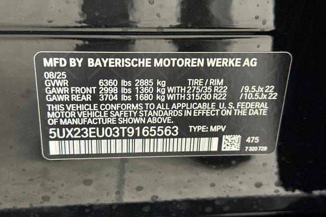 new 2026 BMW X5 car, priced at $80,825