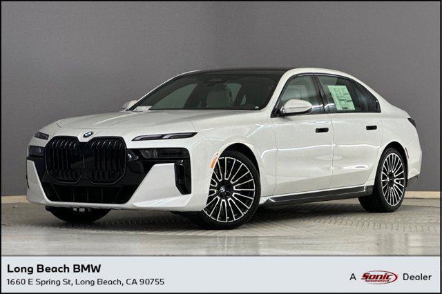 new 2025 BMW 740 car, priced at $104,375