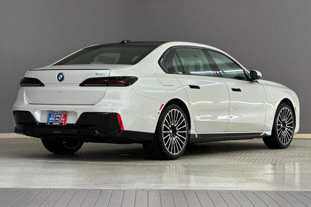 new 2025 BMW 740 car, priced at $104,375