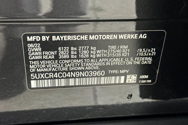 used 2022 BMW X5 car, priced at $31,996
