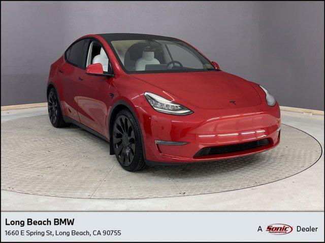 used 2020 Tesla Model Y car, priced at $29,999