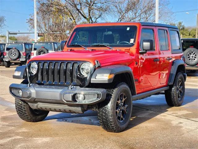 used 2021 Jeep Wrangler Unlimited car, priced at $34,595