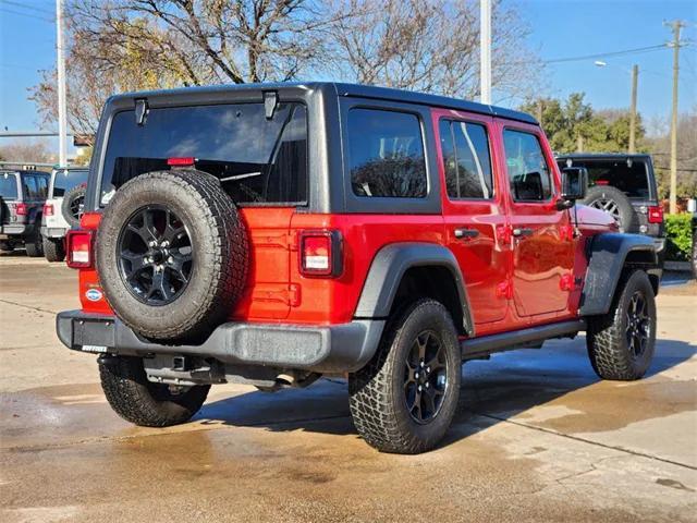 used 2021 Jeep Wrangler Unlimited car, priced at $34,595