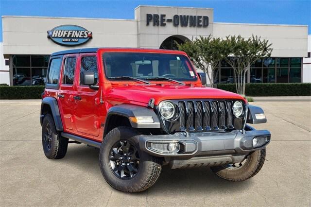 used 2021 Jeep Wrangler Unlimited car, priced at $34,595