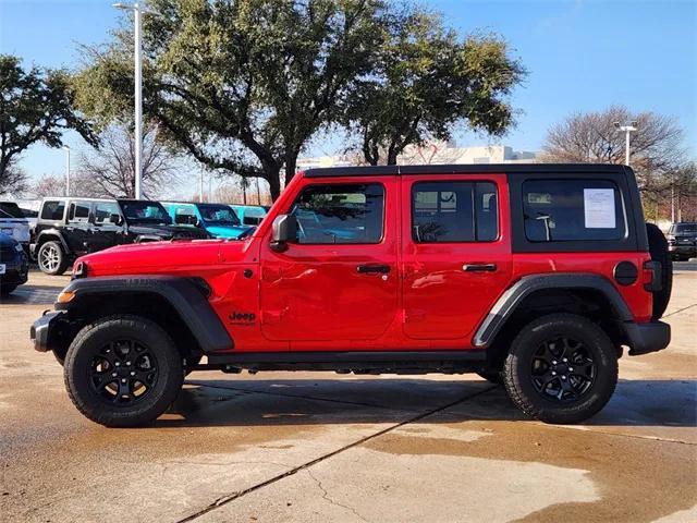 used 2021 Jeep Wrangler Unlimited car, priced at $34,595