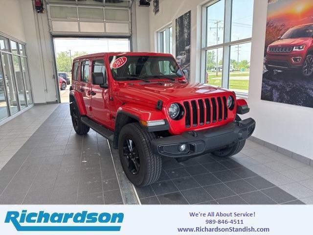 used 2021 Jeep Wrangler Unlimited car, priced at $33,195