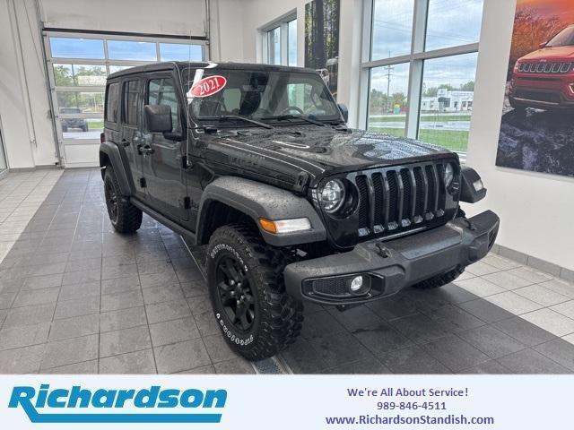 used 2021 Jeep Wrangler Unlimited car, priced at $25,295