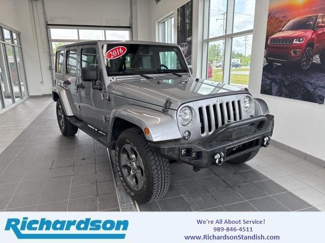 used 2016 Jeep Wrangler Unlimited car, priced at $21,395