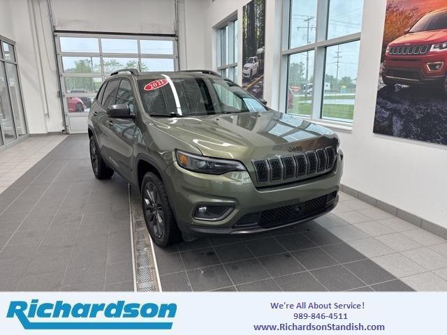 used 2021 Jeep Cherokee car, priced at $17,195