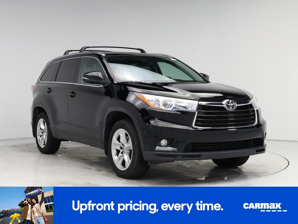 used 2015 Toyota Highlander car, priced at $23,998