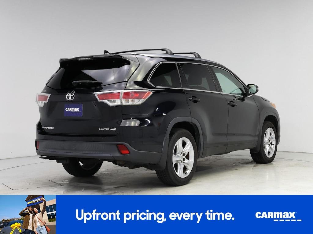 used 2015 Toyota Highlander car, priced at $23,998