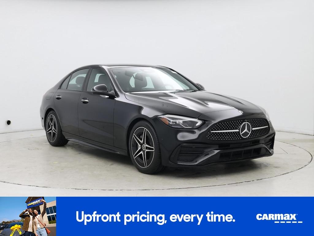 used 2022 Mercedes-Benz C-Class car, priced at $37,998