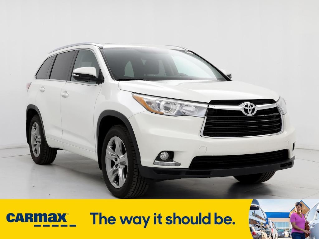 used 2015 Toyota Highlander car, priced at $20,998