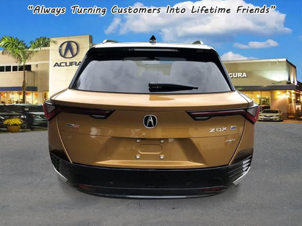 new 2024 Acura ZDX car, priced at $75,450