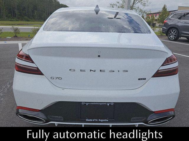 used 2022 Genesis G70 car, priced at $30,000