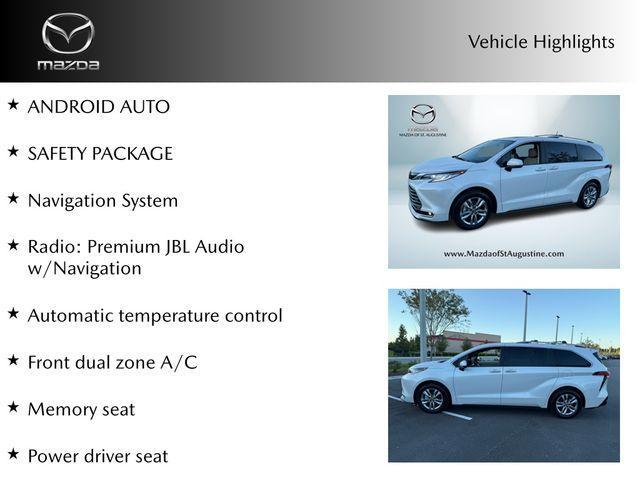 used 2023 Toyota Sienna car, priced at $46,777