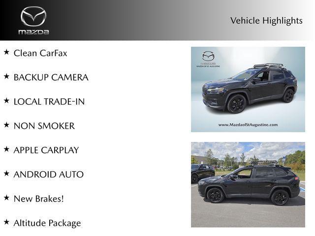 used 2021 Jeep Cherokee car, priced at $16,500