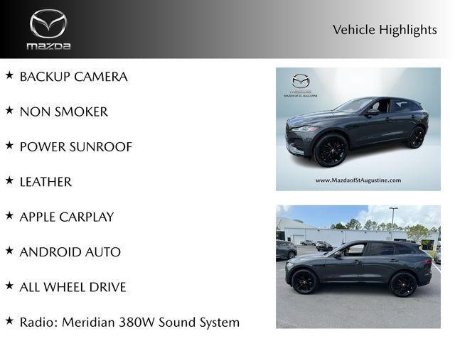 used 2021 Jaguar F-PACE car, priced at $26,777