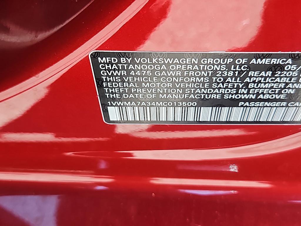 used 2021 Volkswagen Passat car, priced at $21,900