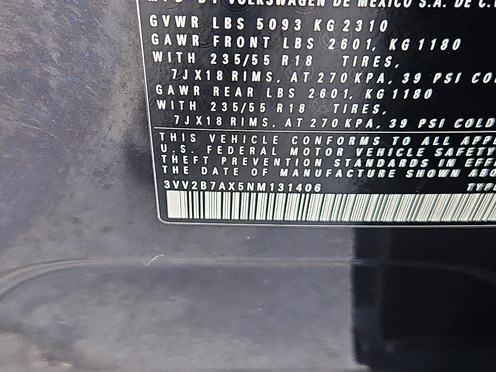 used 2022 Volkswagen Tiguan car, priced at $19,500