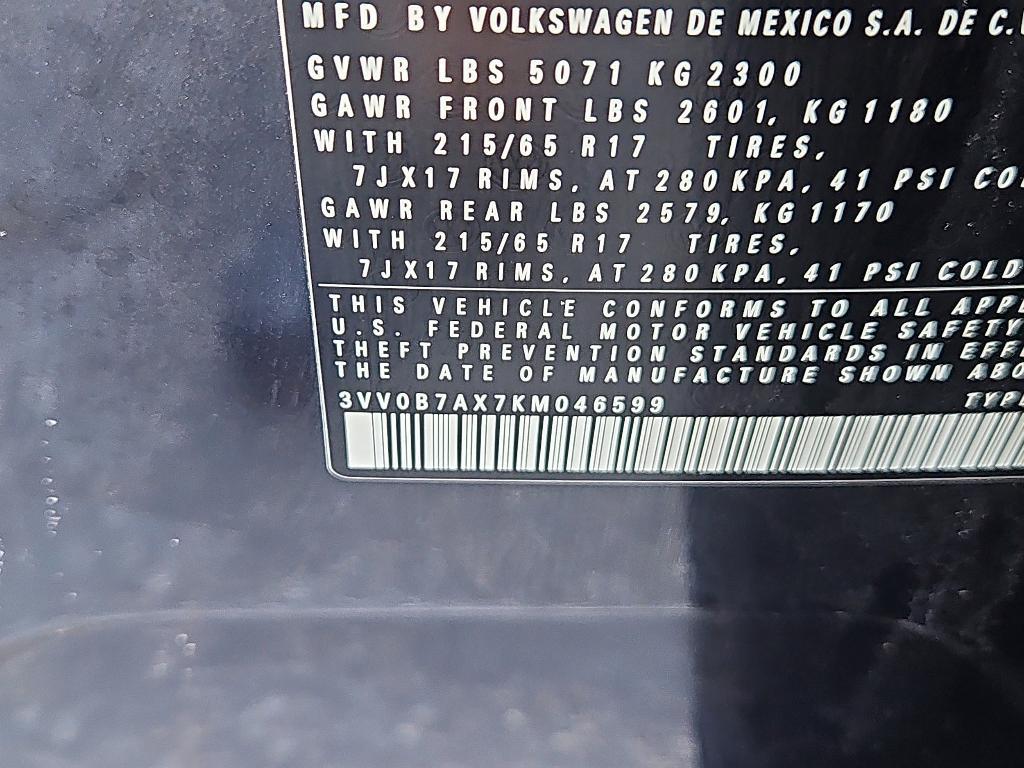 used 2019 Volkswagen Tiguan car, priced at $15,500