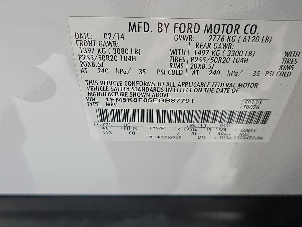 used 2014 Ford Explorer car, priced at $9,500