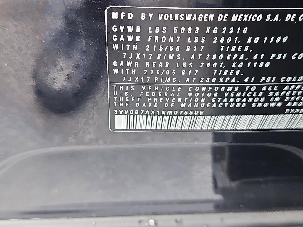 used 2022 Volkswagen Tiguan car, priced at $21,900