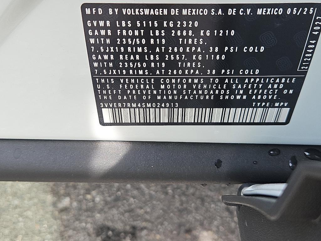 new 2025 Volkswagen Tiguan car, priced at $33,502