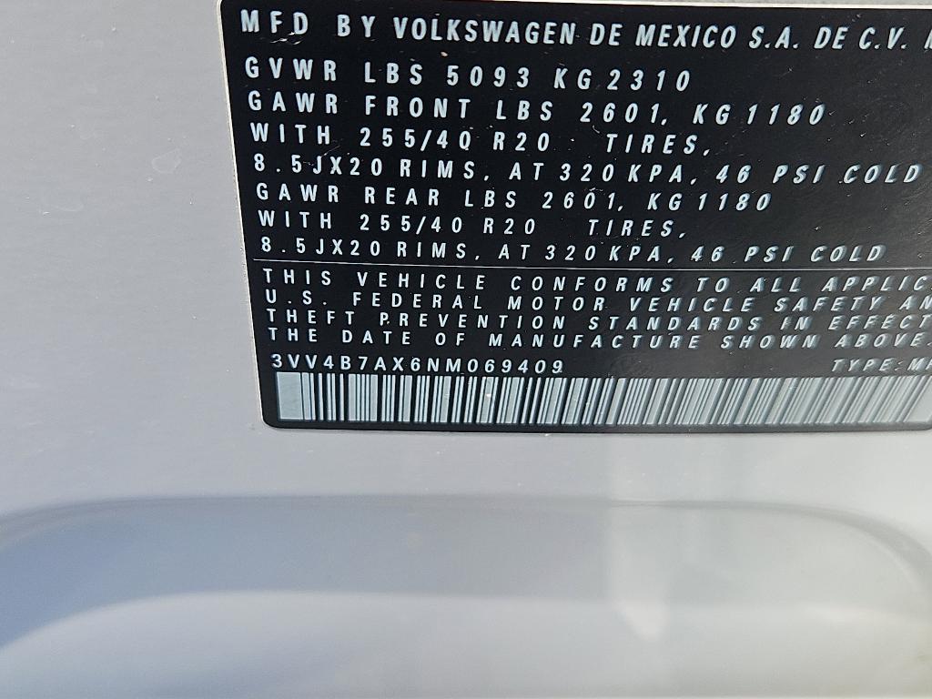used 2022 Volkswagen Tiguan car, priced at $27,900
