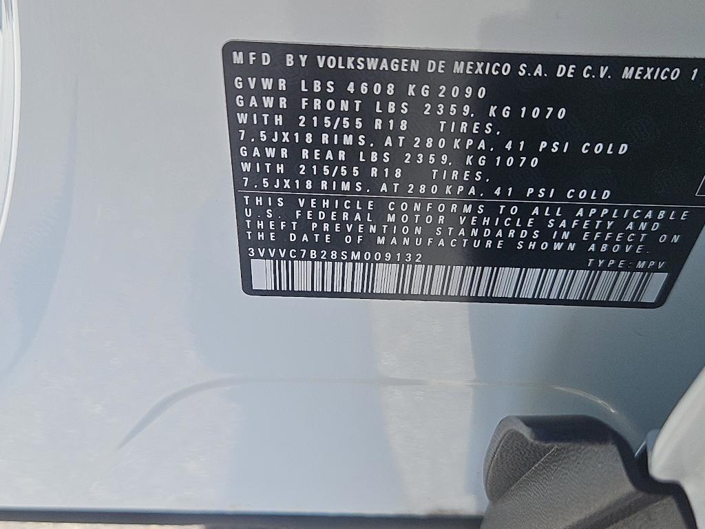 used 2025 Volkswagen Taos car, priced at $28,500