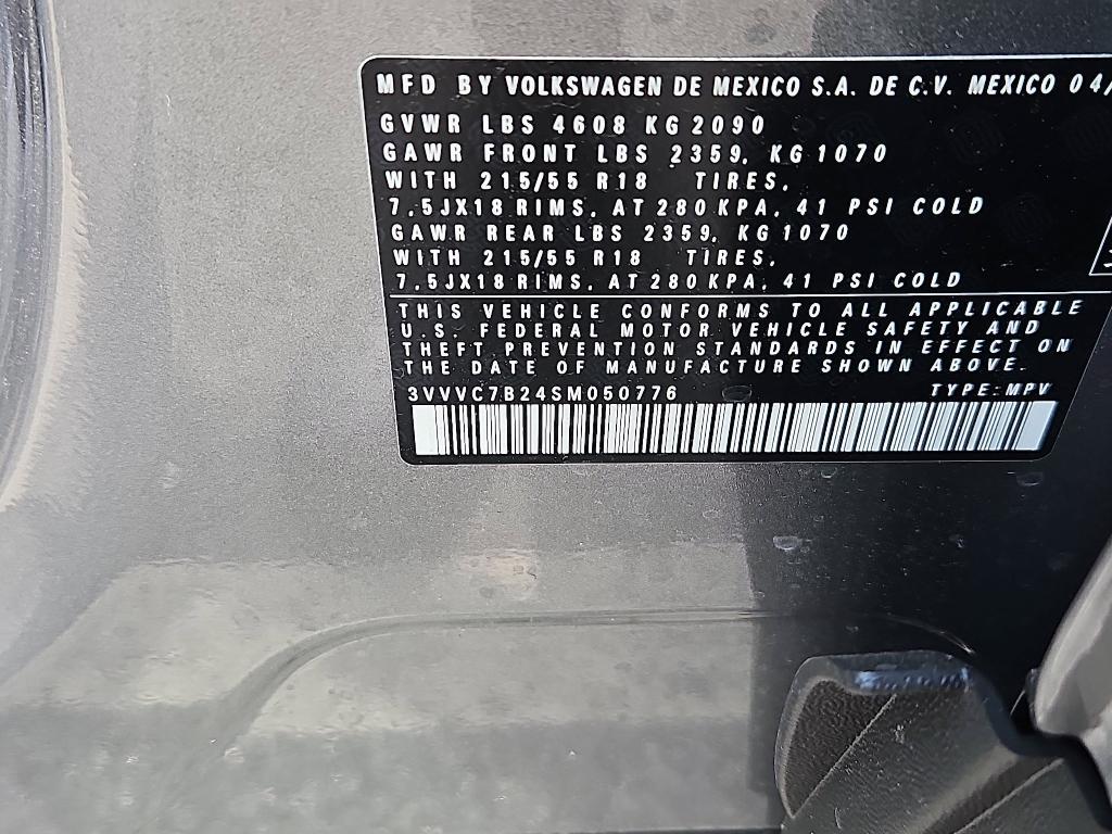 new 2025 Volkswagen Taos car, priced at $31,228
