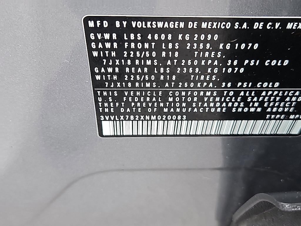 used 2022 Volkswagen Taos car, priced at $21,800