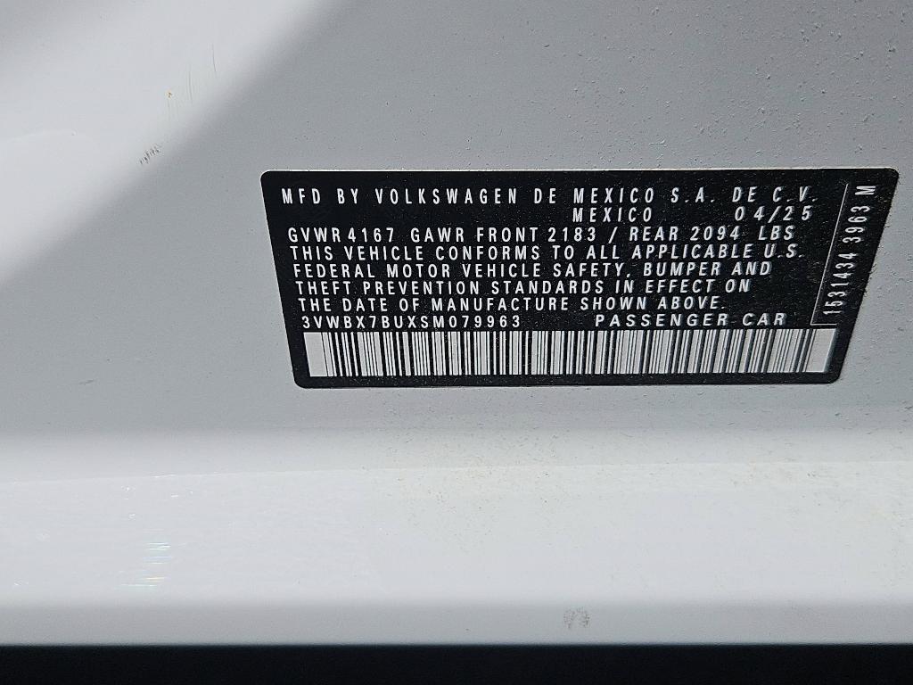 new 2025 Volkswagen Jetta car, priced at $25,024