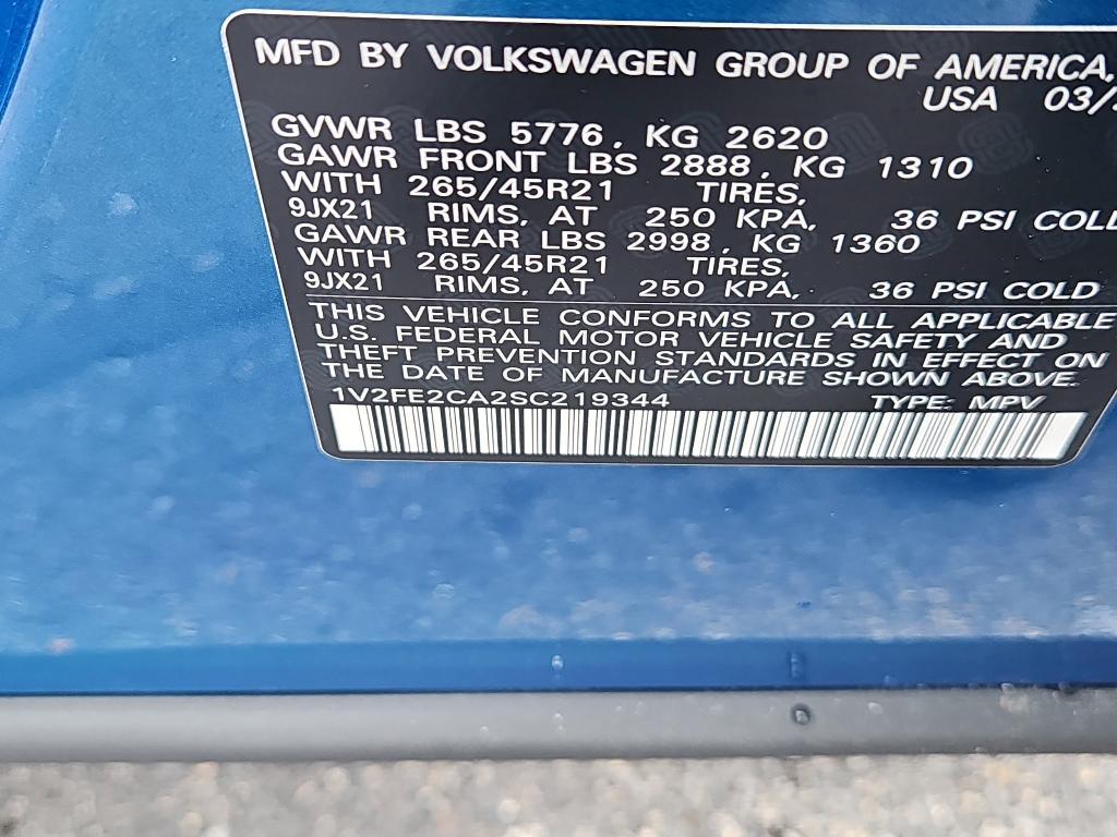 new 2025 Volkswagen Atlas Cross Sport car, priced at $51,369