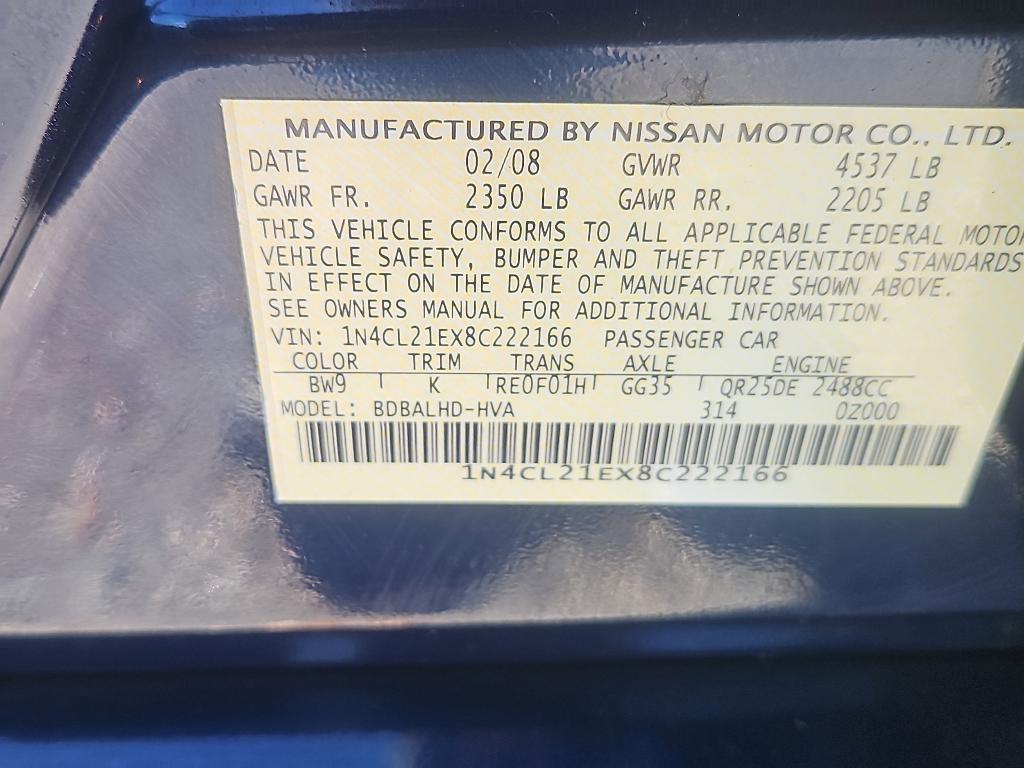 used 2008 Nissan Altima Hybrid car, priced at $7,900