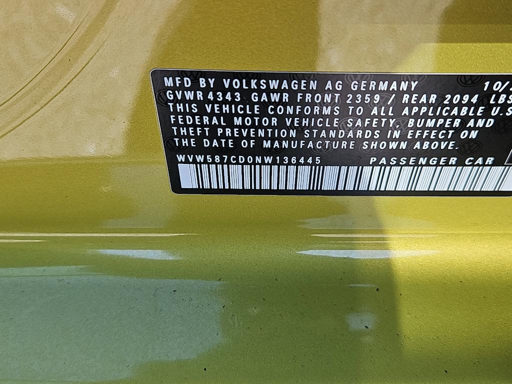 used 2022 Volkswagen Golf GTI car, priced at $28,500