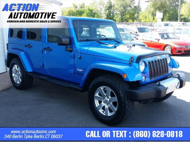 used 2015 Jeep Wrangler Unlimited car, priced at $16,995